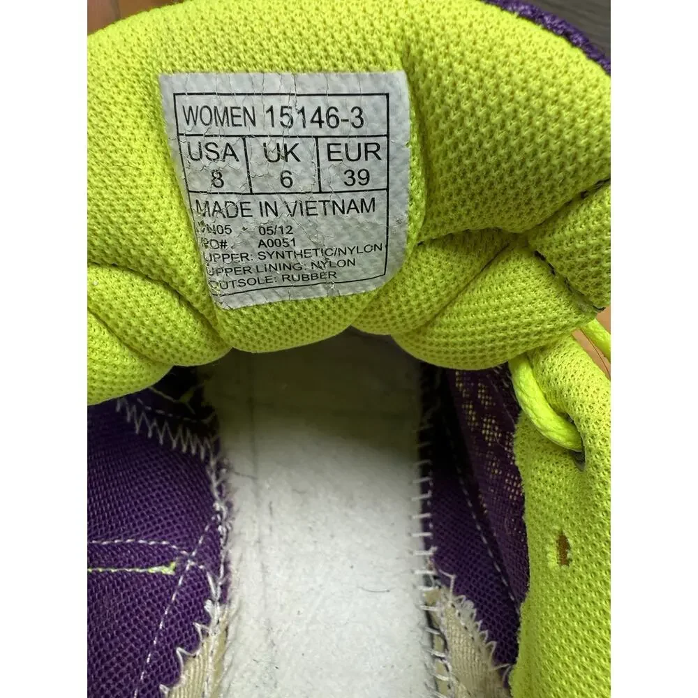Saucony Outduel 15146-3 Shoes, Women’s Size 8 Purple Neon Green/ Yellow
